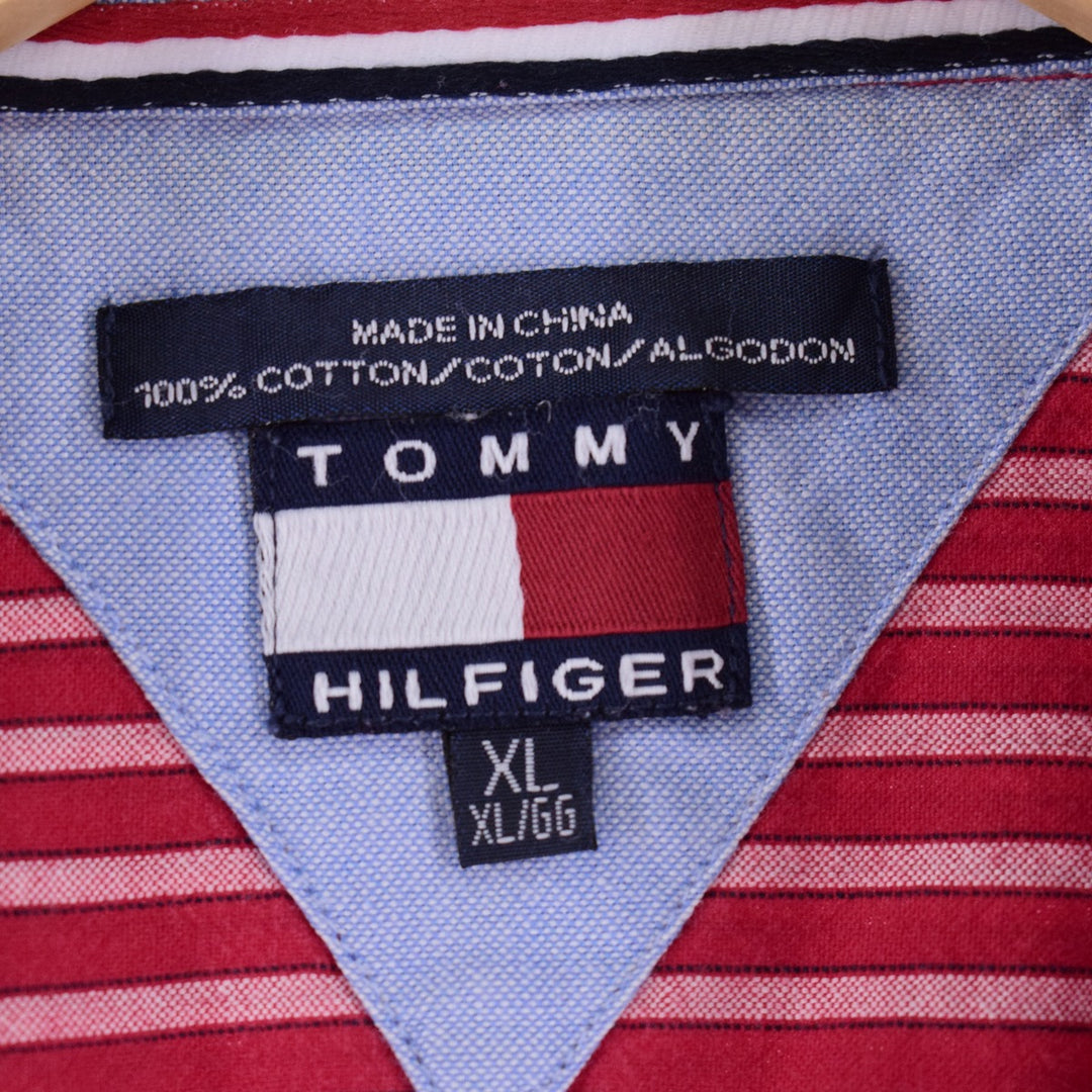 Tommy Hilfiger Short Sleeve Striped Shirt Men's XL /eaa339601