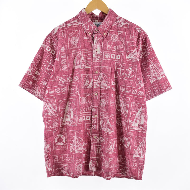 Reyn Spooner REYNSPOONER Button-down All-over Print Hawaiian Aloha Shirt Men's XL /eaa339631