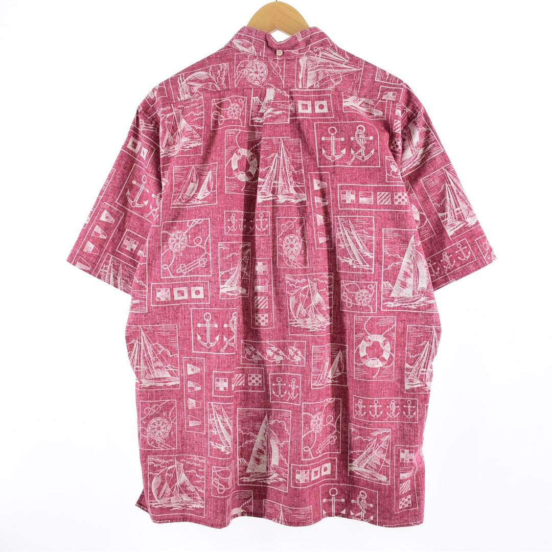 Reyn Spooner REYNSPOONER Button-down All-over Print Hawaiian Aloha Shirt Men's XL /eaa339631