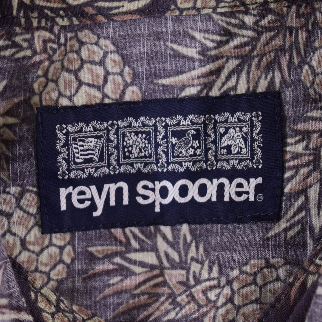 Reyn Spooner REYNSPOONER Button-down All-over Pineapple Pattern Hawaiian Aloha Shirt Men's L /eaa339790