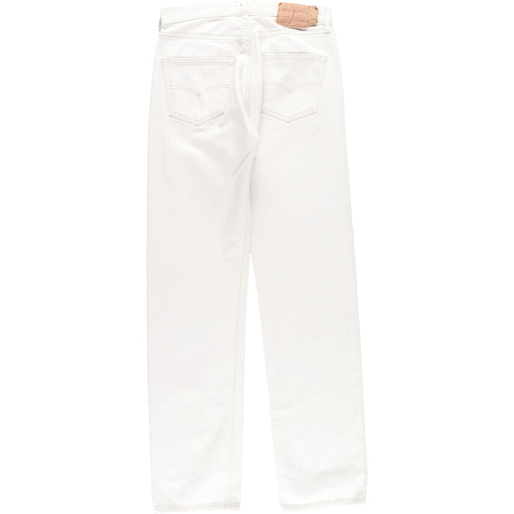 Levi's Levi's 501 White Jeans Straight Denim Pants Made in USA Men's W33 / eaa340430