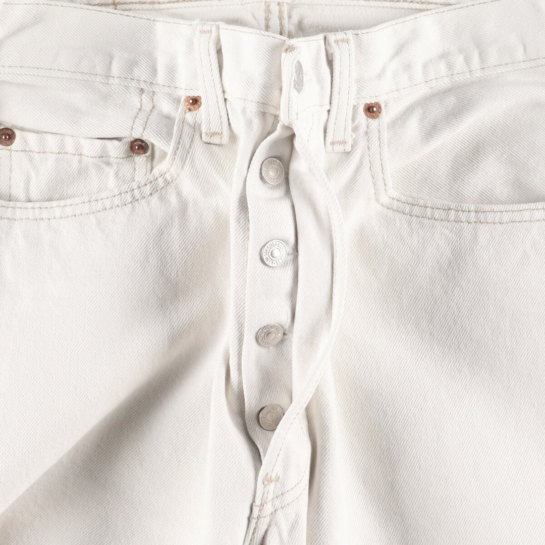 Levi's Levi's 501 White Jeans Straight Denim Pants Made in USA Men's W33 / eaa340430