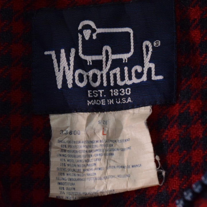 80'S WOOLRICH padded mountain parka made in USA, men's L, vintage /eaa340689