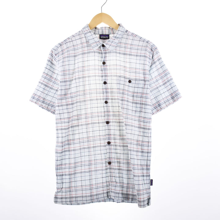 Patagonia Short Sleeve Check Shirt Men's M /eaa341134