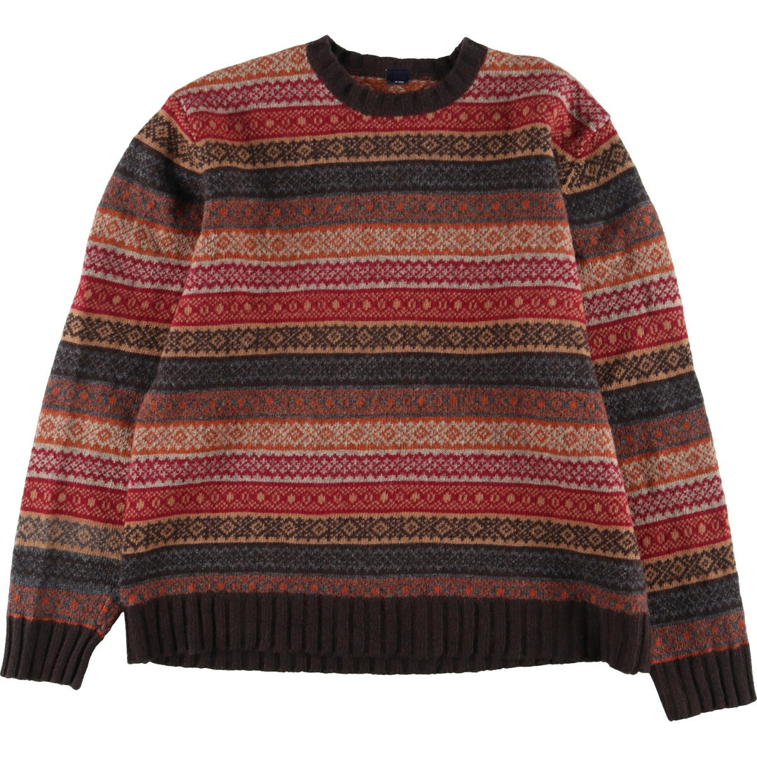 GAP All-over print wool knit sweater for men, XXL / eaa341217