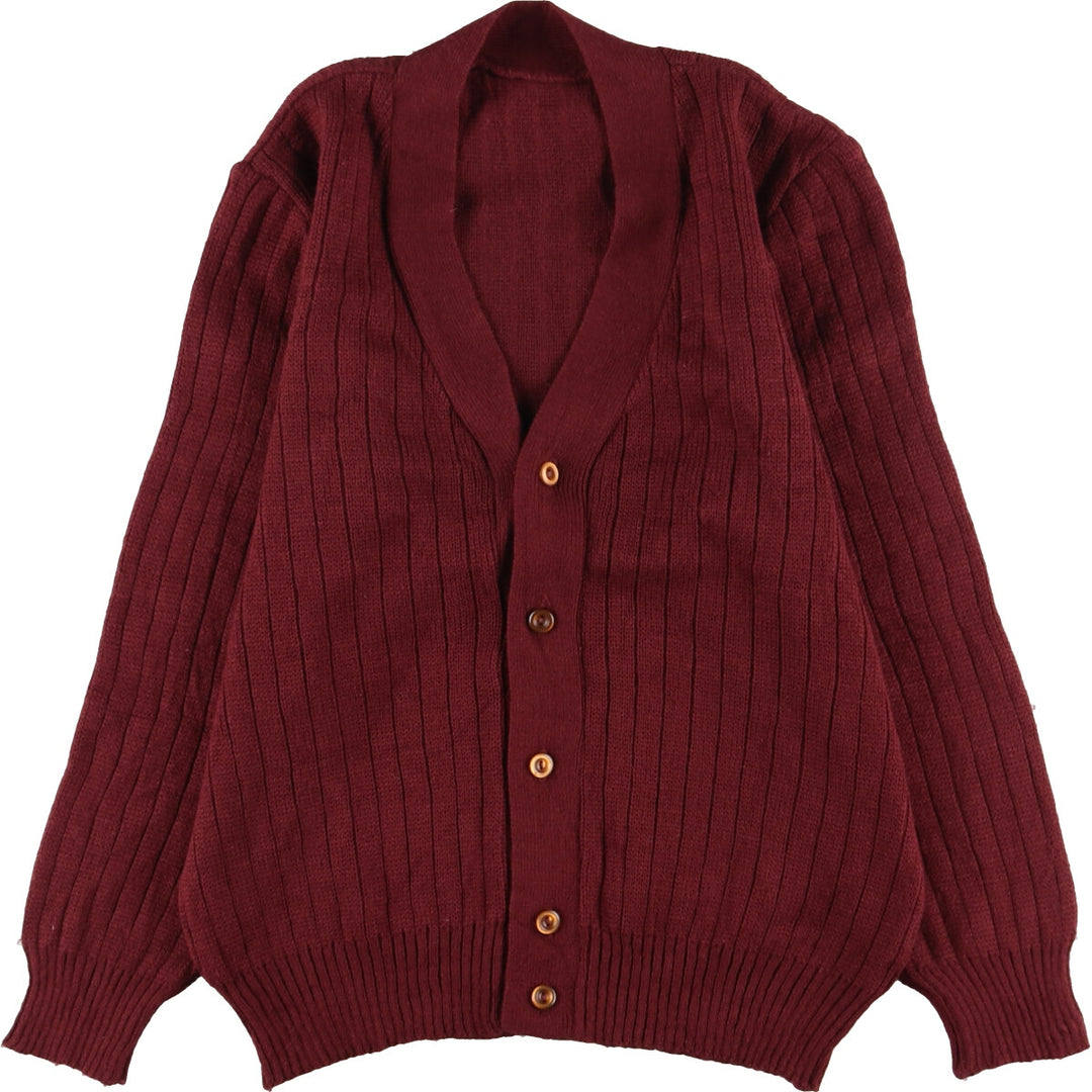 Wool knit cardigan, men's size S /eaa341657