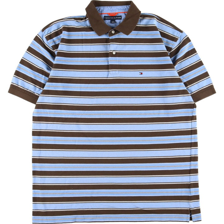 Tommy Hilfiger Short Sleeve Striped Polo Shirt Men's XL /eaa341732