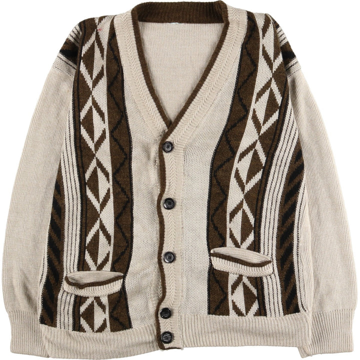 All-over print cardigan, men's XL /eaa341945