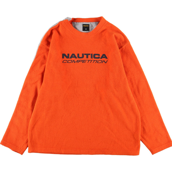 NAUTICA COMPETITION fleece pullover made in USA, men's XL /eaa342070