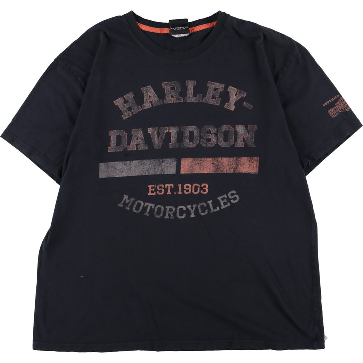 Harley-Davidson Double-sided Print Motorcycle Bike T-Shirt Men's L /eaa342537