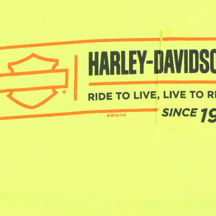 Harley-Davidson Motorcycle Bike T-shirt Men's L /eaa342747