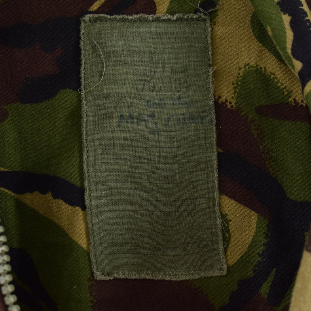 British Army DPM Camo Camouflage Pattern Brushed Pattern Military Combat Jacket 170/104 Men's L Vintage /eaa343060