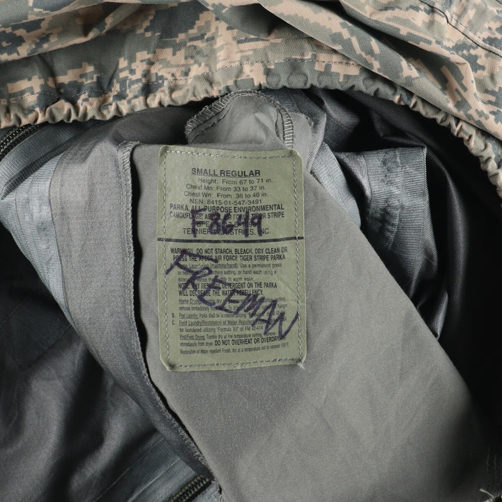 Genuine US Army USARMY ABU Digital Tiger Camo Camouflage Pattern Military Gore-Tex Parka Made in USA SMALL REGULAR Men's M /eaa343066