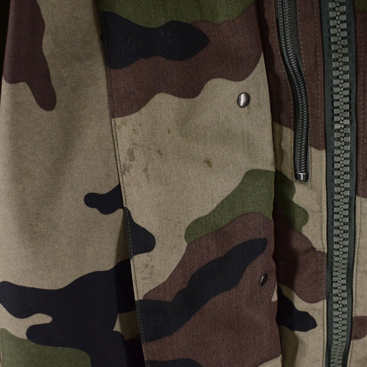 90'S French military genuine camouflage pattern military Gore-Tex parka 96L men's L vintage /eaa343069
