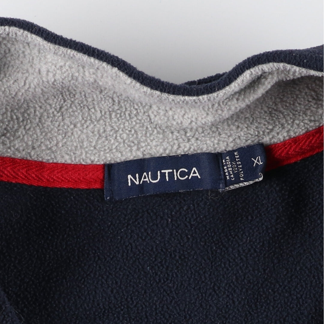 NAUTICA Half Zip Fleece Pullover Men's XL /eaa343076