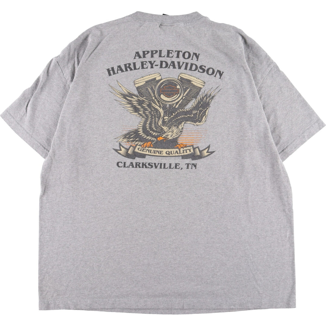 Bravado Harley-Davidson Double-Sided Print Motorcycle Bike T-Shirt Men's XXL /eaa343371