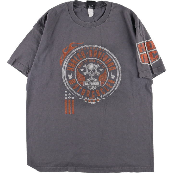 Bravado Harley-Davidson Double-Sided Print Motorcycle Bike T-Shirt Men's L /eaa343388