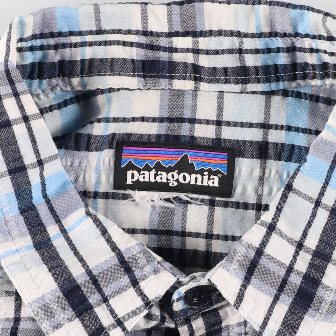 Patagonia short sleeve check shirt, men's XL size / eaa343800