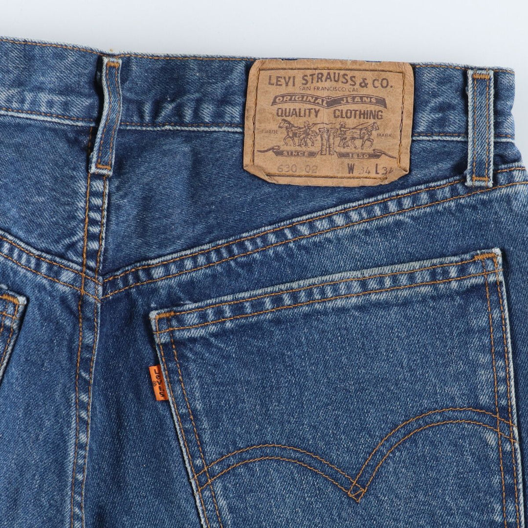 90'S Levi's 630 Jeans Denim Pants Made in Italy Men's W34 Vintage /eaa343915