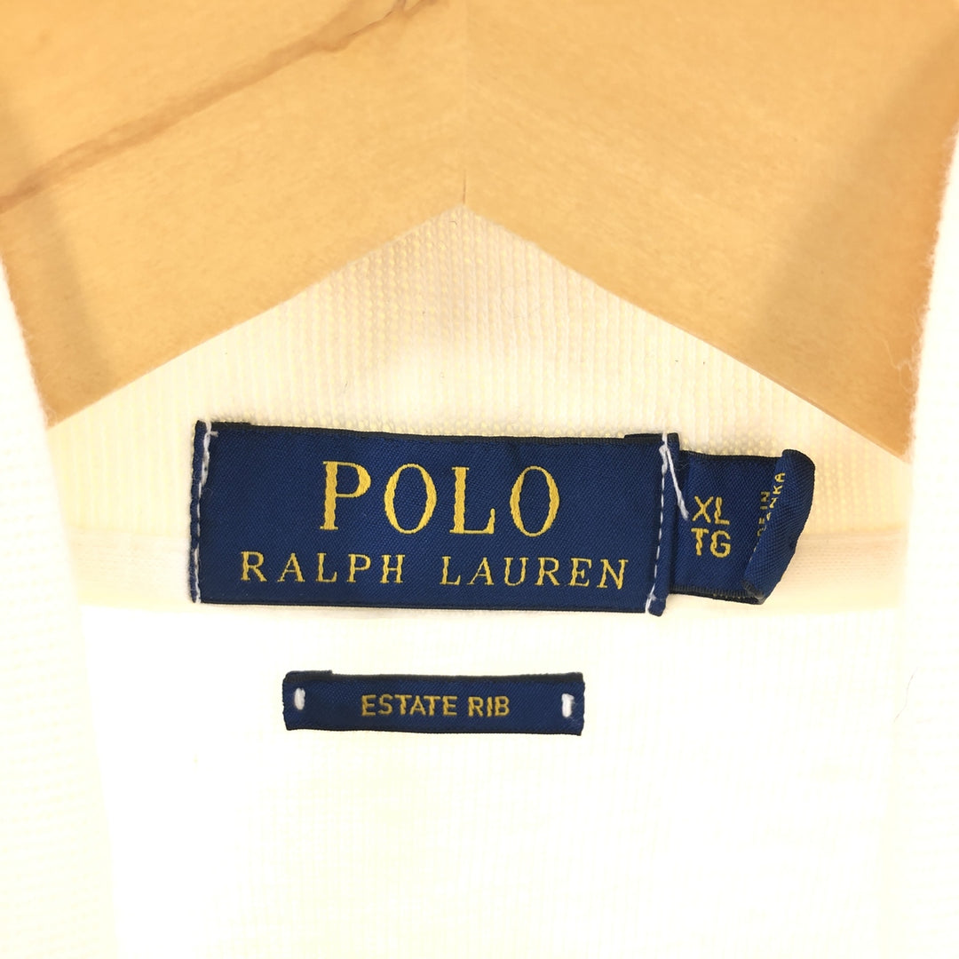 Ralph Lauren POLO RALPH LAUREN Cotton knit half zip sweater Men's XL /eaa344224