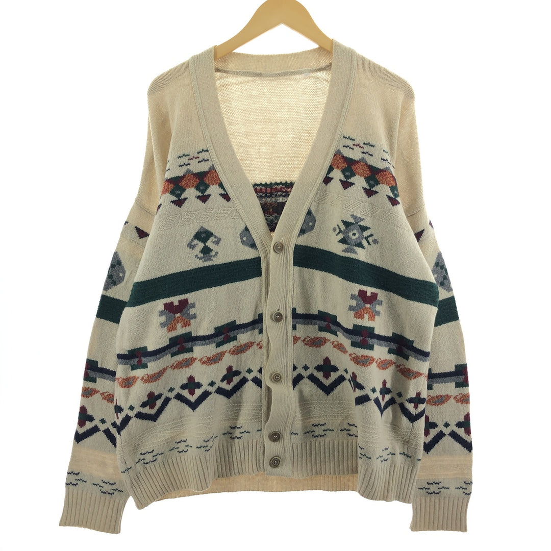 Native Pattern All-over Cardigan Men's XL /eaa344230