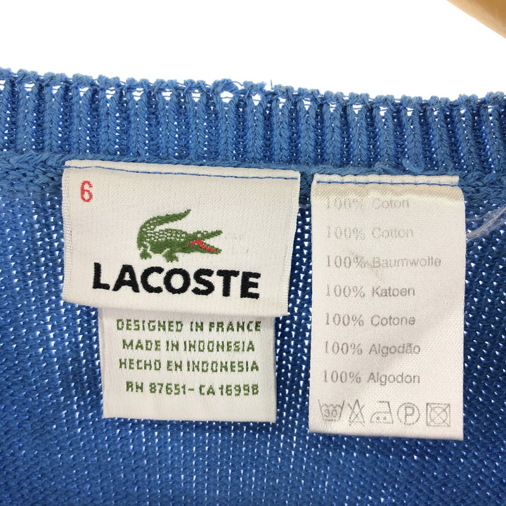 90'S Lacoste knit sweater, men's L, vintage /eaa344302