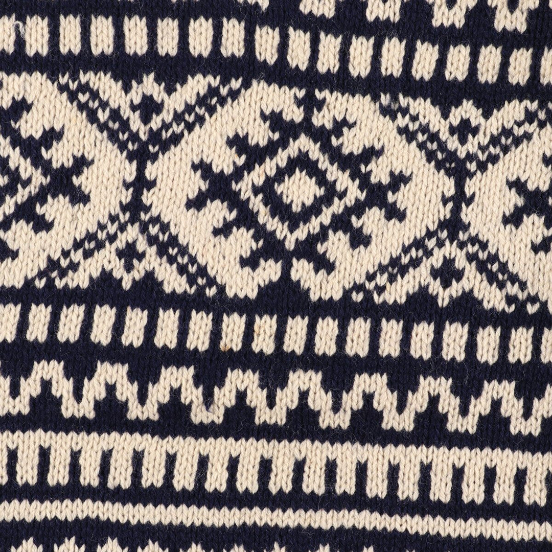 GAP All-over Fair Isle Pattern Wool Knit Sweater, Men's L /eaa344389