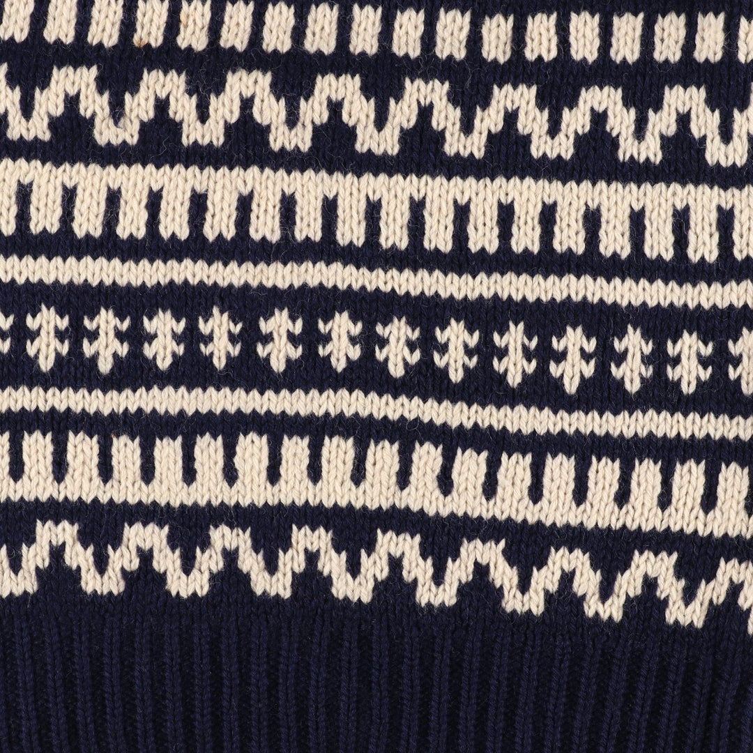 GAP All-over Fair Isle Pattern Wool Knit Sweater, Men's L /eaa344389