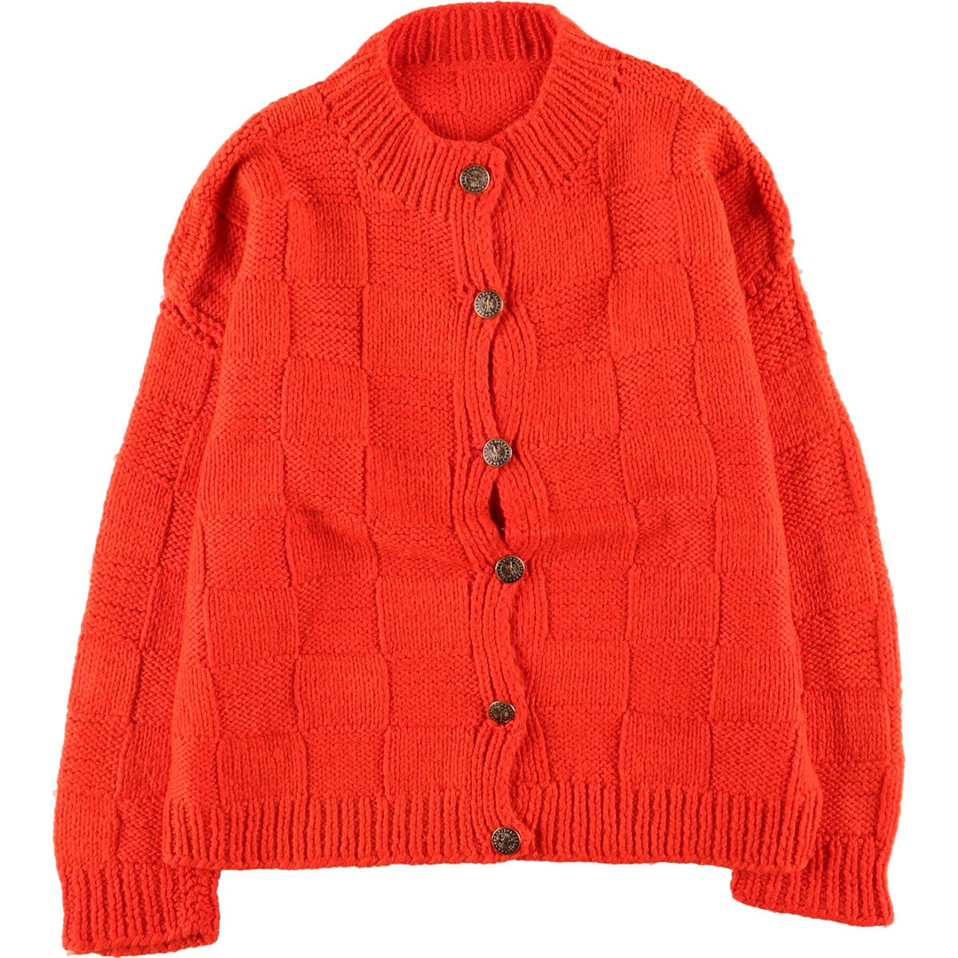 Wool knit cardigan, ladies' XL [Eluru] /eaa344543