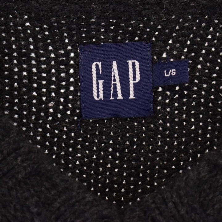 GAP V-neck wool knit sweater, men's L /eaa344706