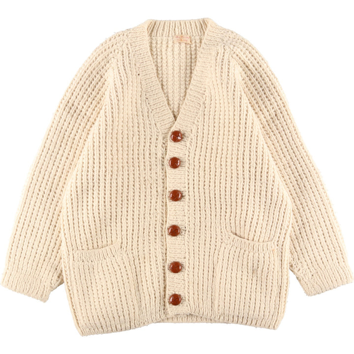 Dorothy Holmes ribbed wool knit cardigan, women's XL /eaa344774