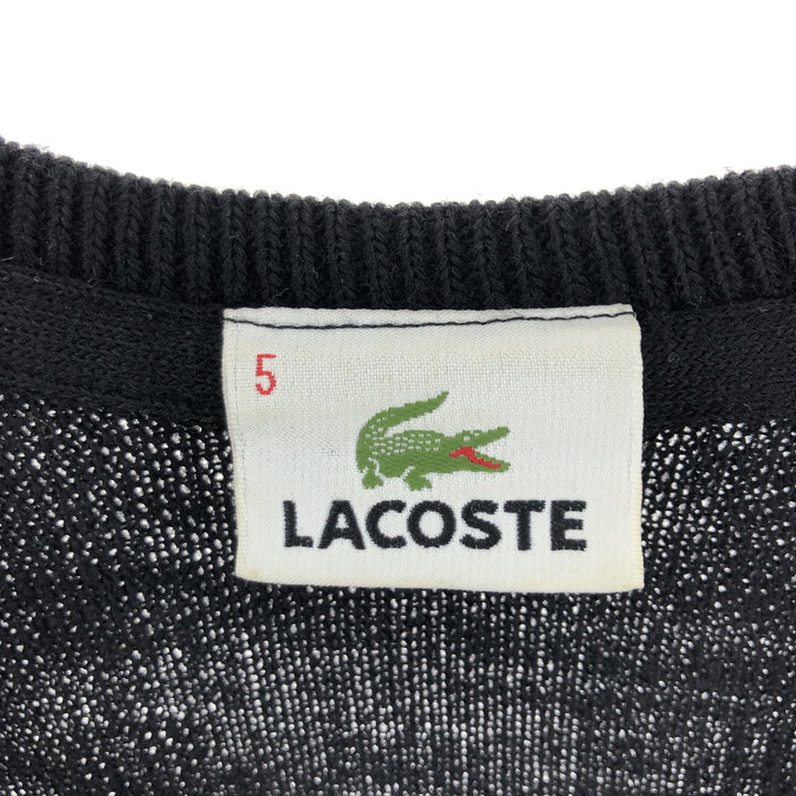 Lacoste LACOSTE V-neck wool x acrylic knit sweater 5 Men's L /eaa344906