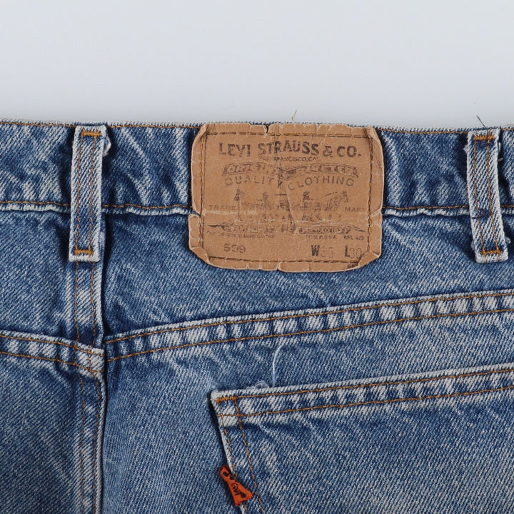 90'S Levi's 509 Orange Tab Jeans Straight Denim Pants Made in USA Men's W34 Vintage /eaa345517