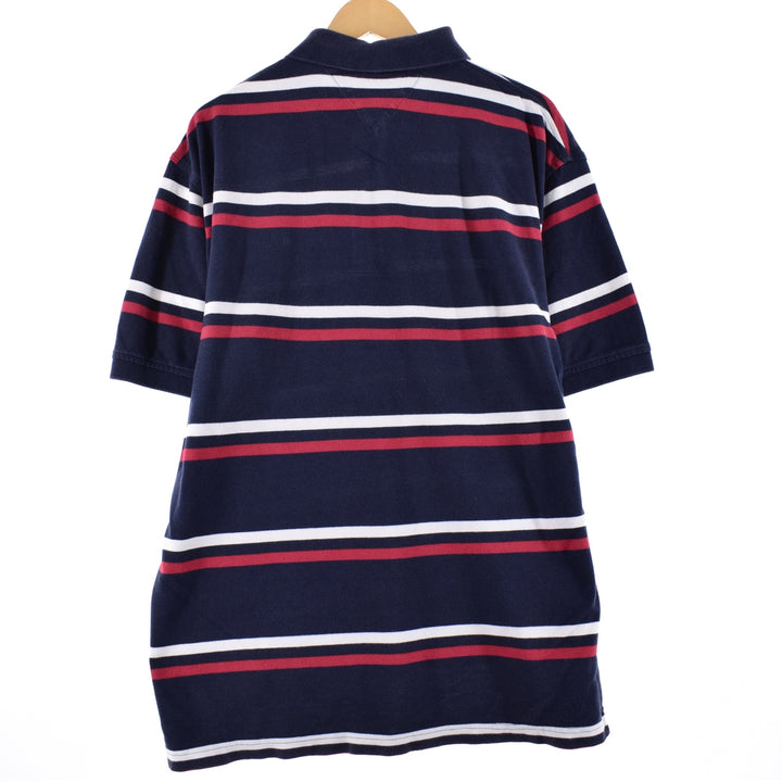 Tommy Hilfiger CLASSIC FIT Striped Pattern Short Sleeve Polo Shirt Men's XL /eaa345758