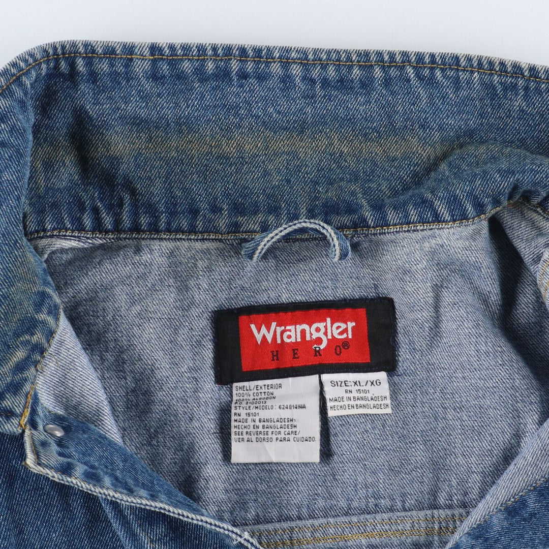 Wrangler HERO Denim Jacket, G-Jean, Men's XL /eaa346226