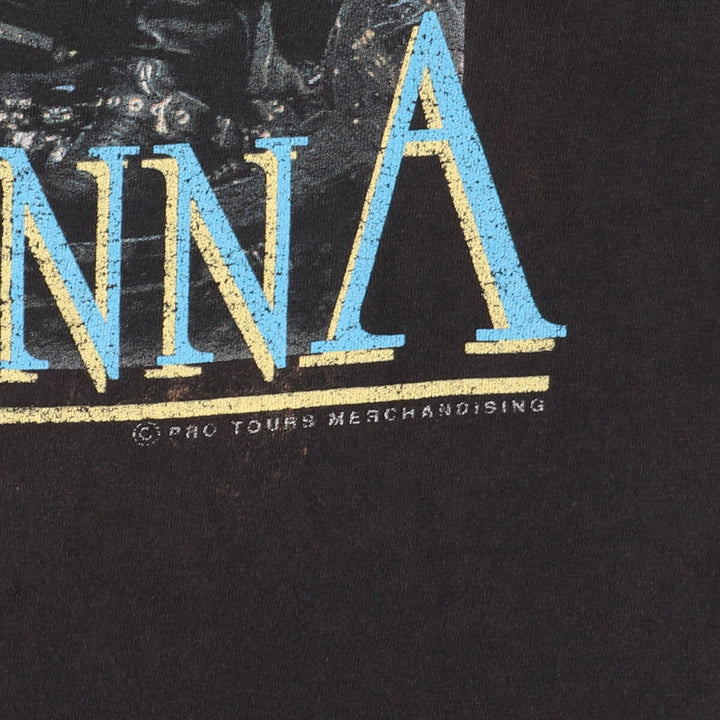 90'S Hanes WYNONNA Wynonna Judd double-sided print cut-off collar band T-shirt, made in USA, men's L /eaa346392