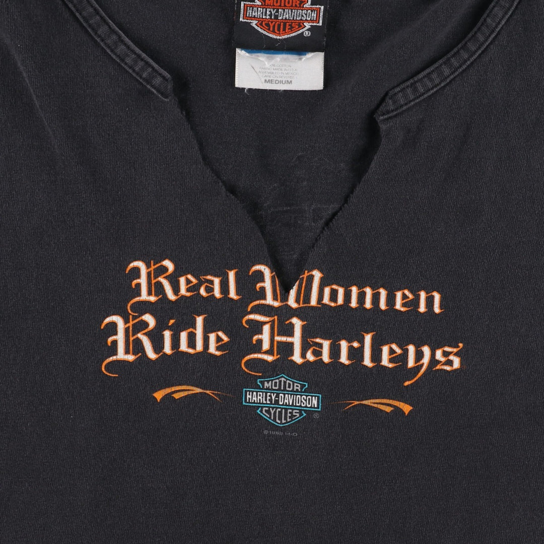 Hanes Harley Davidson Double-Sided Print Sleeveless Motorcycle Bike T-Shirt Made in USA Men's M /eaa347403