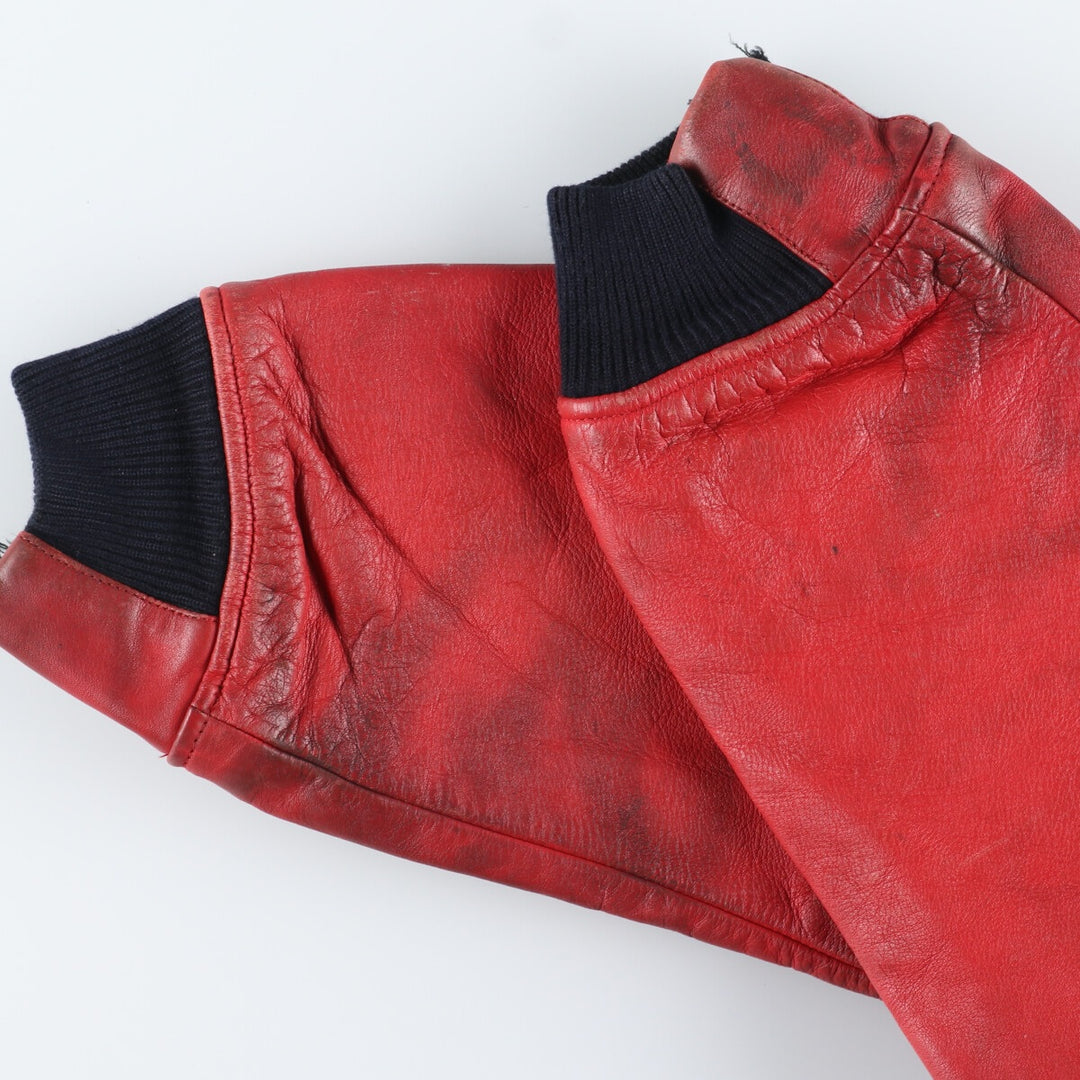 COLDWAVE Leather Sleeve Wool Stadium Jacket Award Jacket Varsity Jacket Men's L /eaa347416