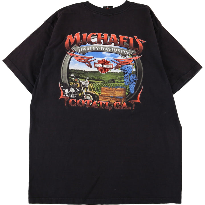 Harley-Davidson Motorcycle Bike T-shirt Made in USA Men's L /eaa348361