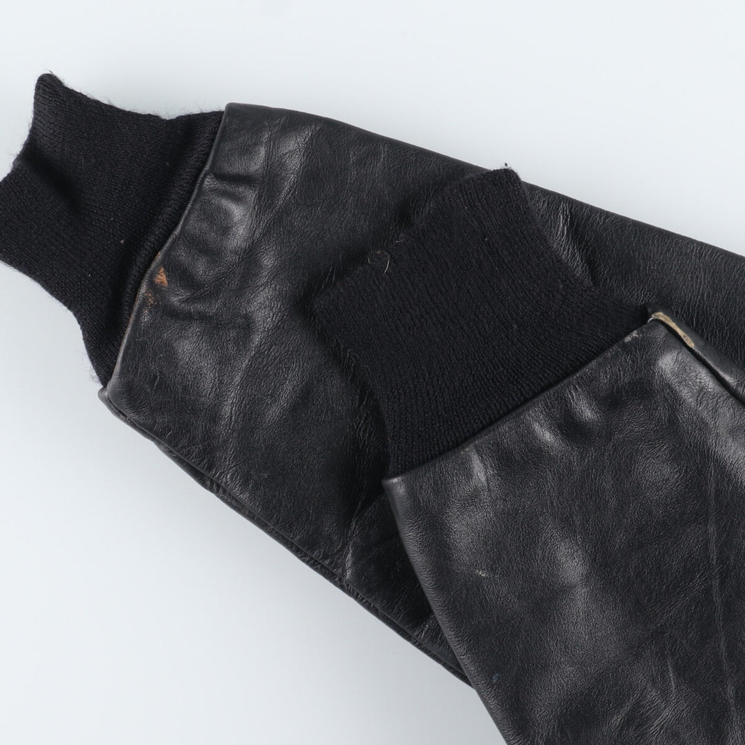 90'S T&M SPORTAWEAR Wool Leather Sleeve Varsity Jacket Award Jacket Varsity Jacket Made in USA Men's L Vintage /eaa348850