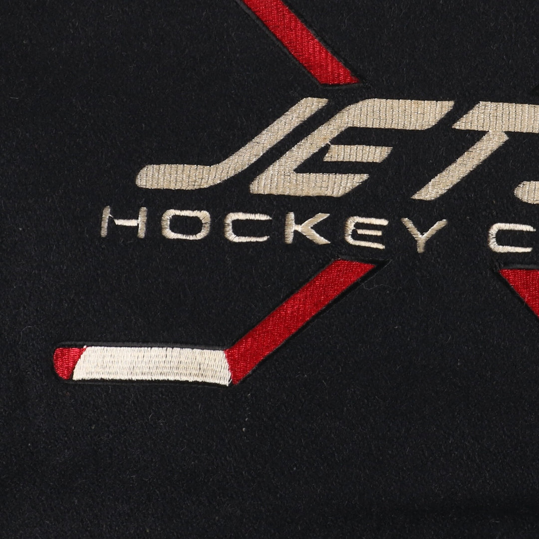 90'S T&M SPORTAWEAR Wool Leather Sleeve Varsity Jacket Award Jacket Varsity Jacket Made in USA Men's L Vintage /eaa348850