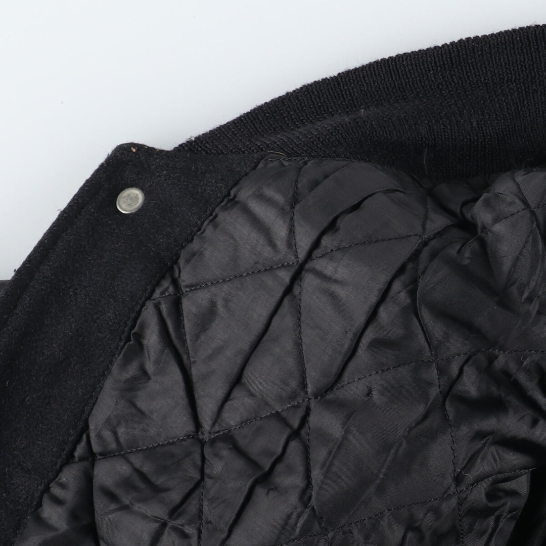 90'S T&M SPORTAWEAR Wool Leather Sleeve Varsity Jacket Award Jacket Varsity Jacket Made in USA Men's L Vintage /eaa348850