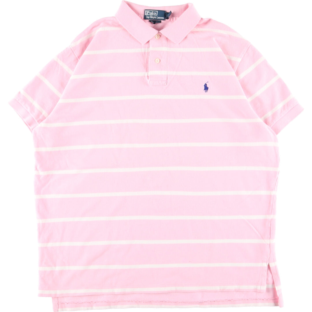 Ralph Lauren Polo by Ralph Lauren CUSTOM FIT Striped Pattern Short Sleeve Polo Shirt Men's XL /eaa349053