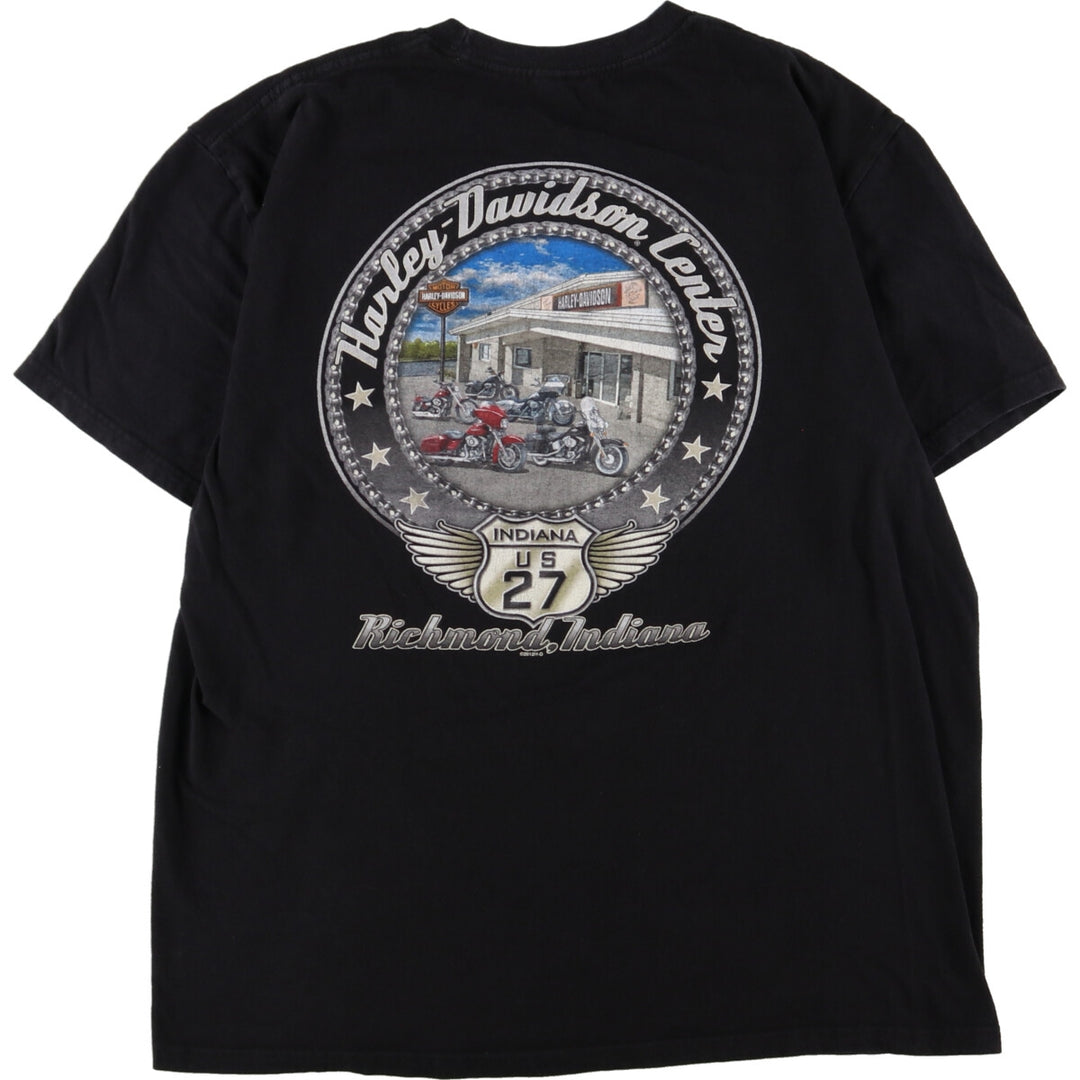 Harley-Davidson Double-sided Print Motorcycle Bike T-Shirt Men's XL /eaa349154