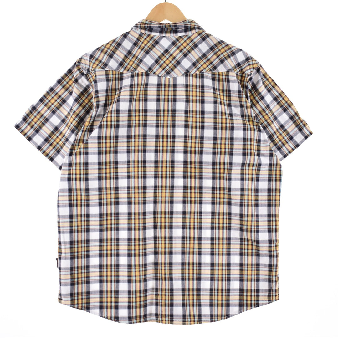 Patagonia ORGANIC COTTON 52221SP12 short sleeve check shirt, men's XL, made in 2012 /eaa349375