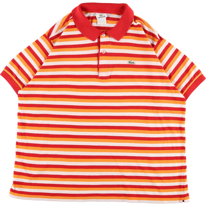 Lacoste LACOSTE Short Sleeve Striped Polo Shirt Men's L /eaa349909