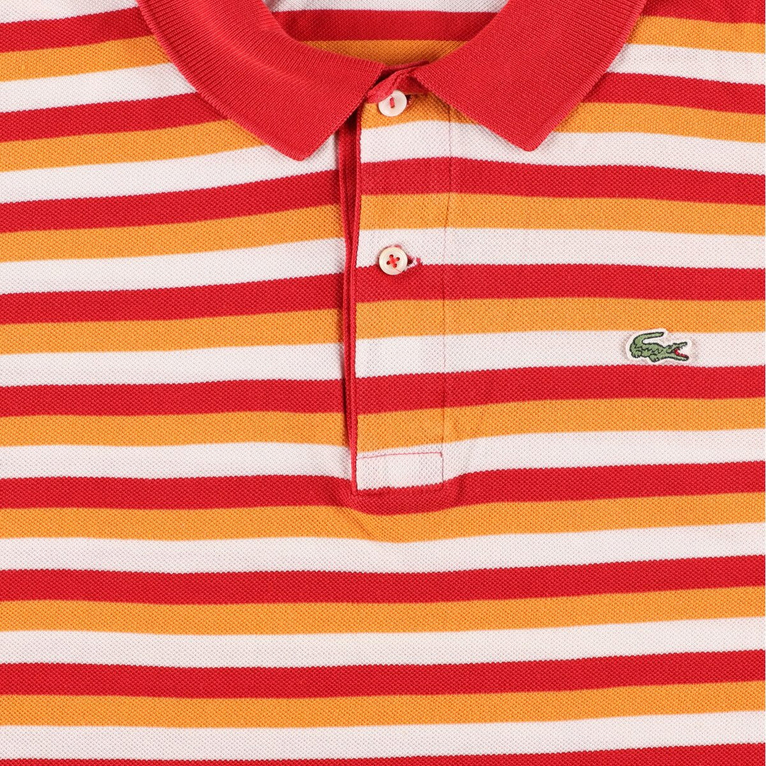 Lacoste LACOSTE Short Sleeve Striped Polo Shirt Men's L /eaa349909