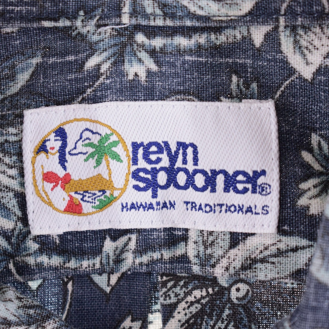 90'S REYNSPOONER Swimsuit Tag Bikini Tag All-Over Print Button-Down Hawaiian Aloha Shirt Men's M Vintage /eaa349927