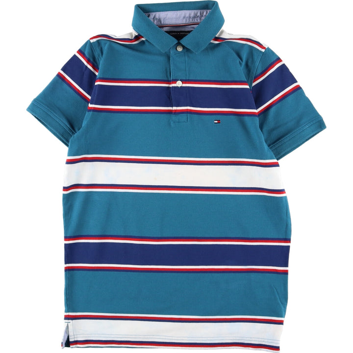 Tommy Hilfiger CUSTOM FIT short sleeve striped polo shirt for men S /eaa350053