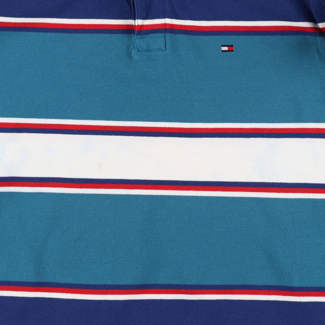 Tommy Hilfiger CUSTOM FIT short sleeve striped polo shirt for men S /eaa350053